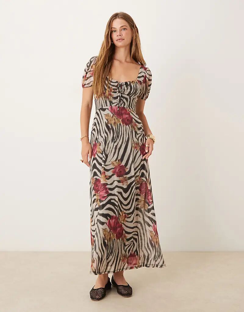 Платье средней длины ASOS DESIGN с рукавами-фонариками и анималистичным цветочным принтом
Платье средней длины ASOS DESIGN с рукавами-фонариками и анималистичным цветочным принтом