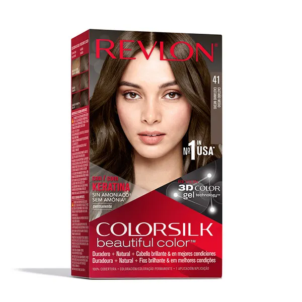 Перманентная краска для волос Colorsilk Colorsilk, цвет castaño medio
Перманентная краска для волос Colorsilk Colorsilk, цвет castaño medio
