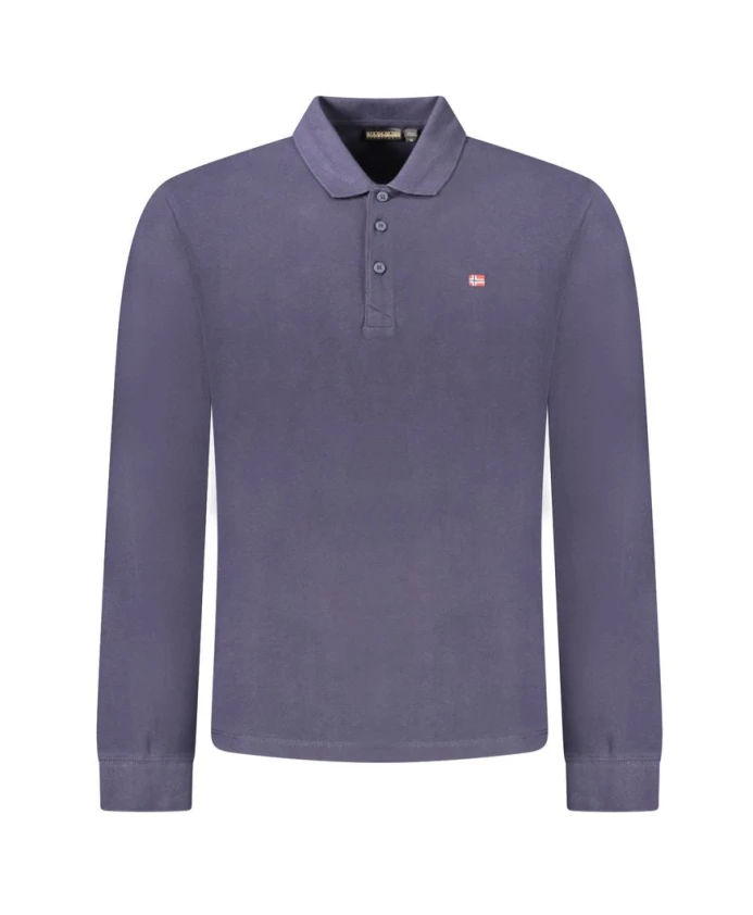 Мужская рубашка-поло из синего хлопка Napapijri, синий
Мужская рубашка-поло из синего хлопка Napapijri, синий