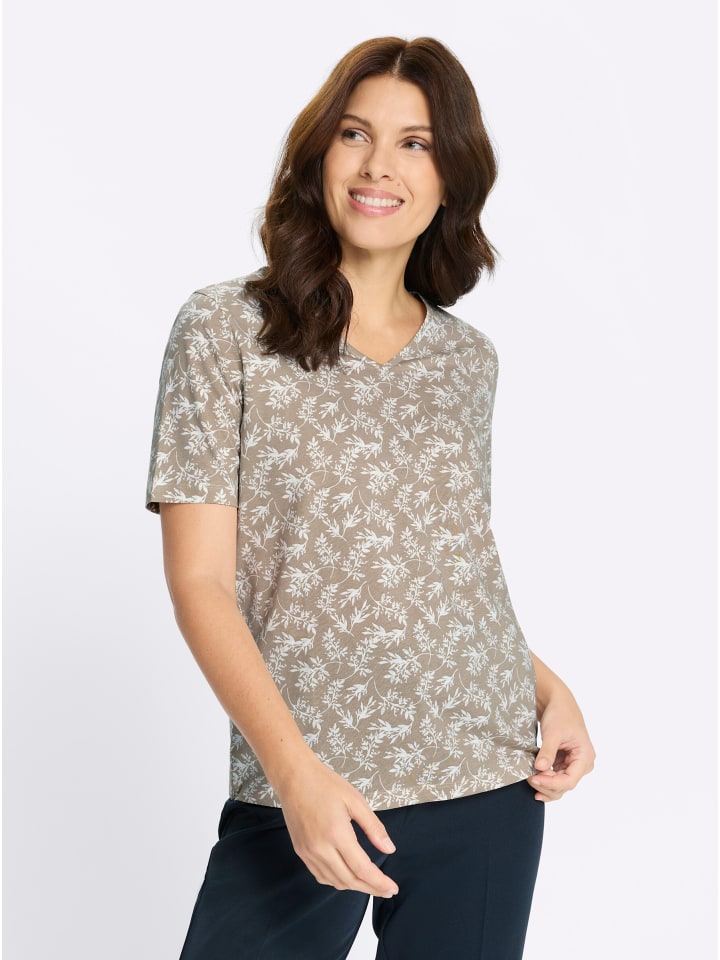 Sieh an! Футболка с V-образным вырезом, принт цвета кунжута и кремового цвета, Бежевый, Sieh an! Футболка с V-образным вырезом, принт цвета кунжута и кремового цвета
Sieh an! Футболка с V-образным вырезом, принт цвета кунжута и кремового цвета, Бежевый, Sieh an! Футболка с V-образным вырезом, принт цвета кунжута и кремового цвета