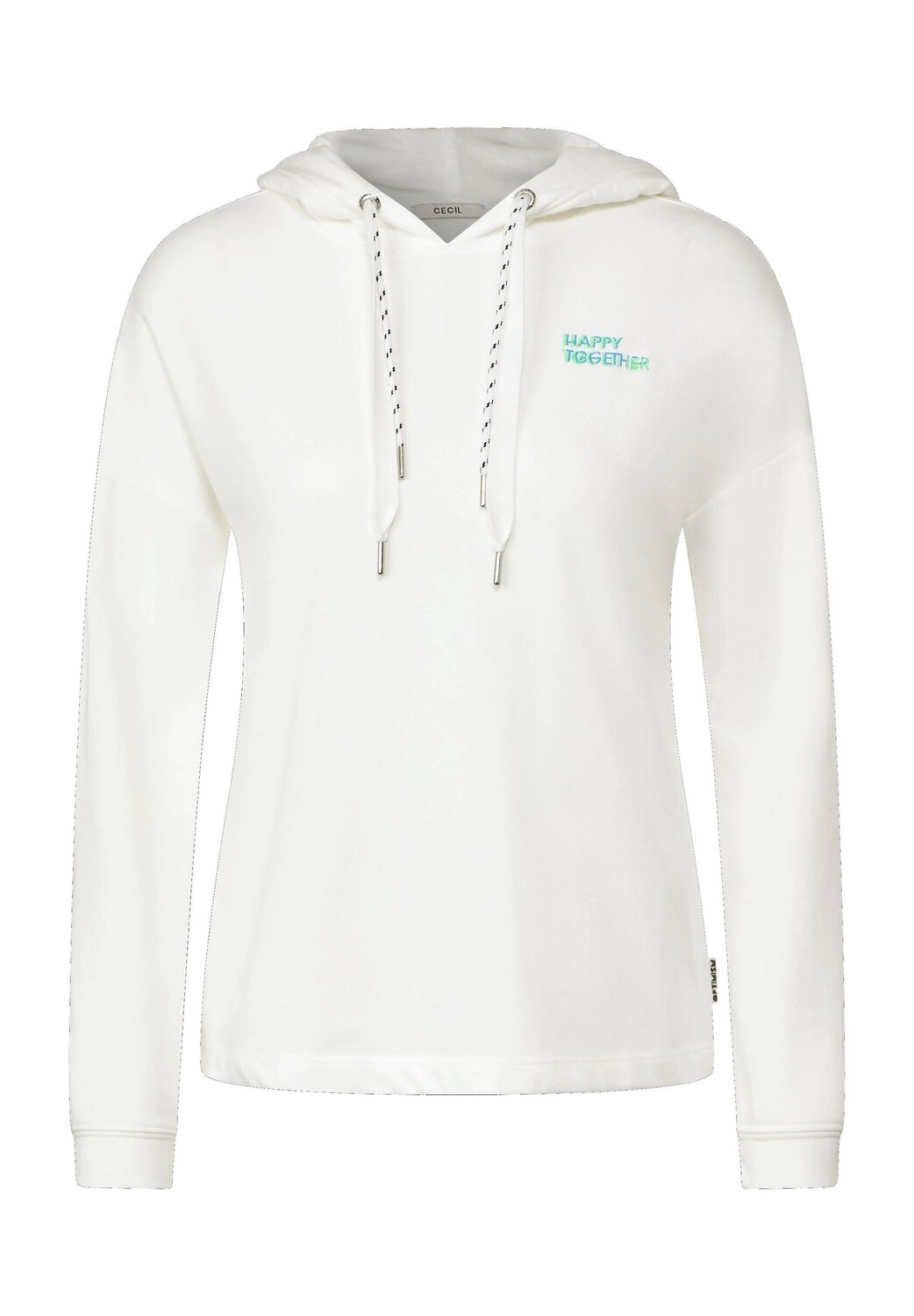 Толстовка с капюшоном, на шнурке, с надписью, для женщин CECIL, цвет Vanilla White
Толстовка с капюшоном, на шнурке, с надписью, для женщин CECIL, цвет Vanilla White
