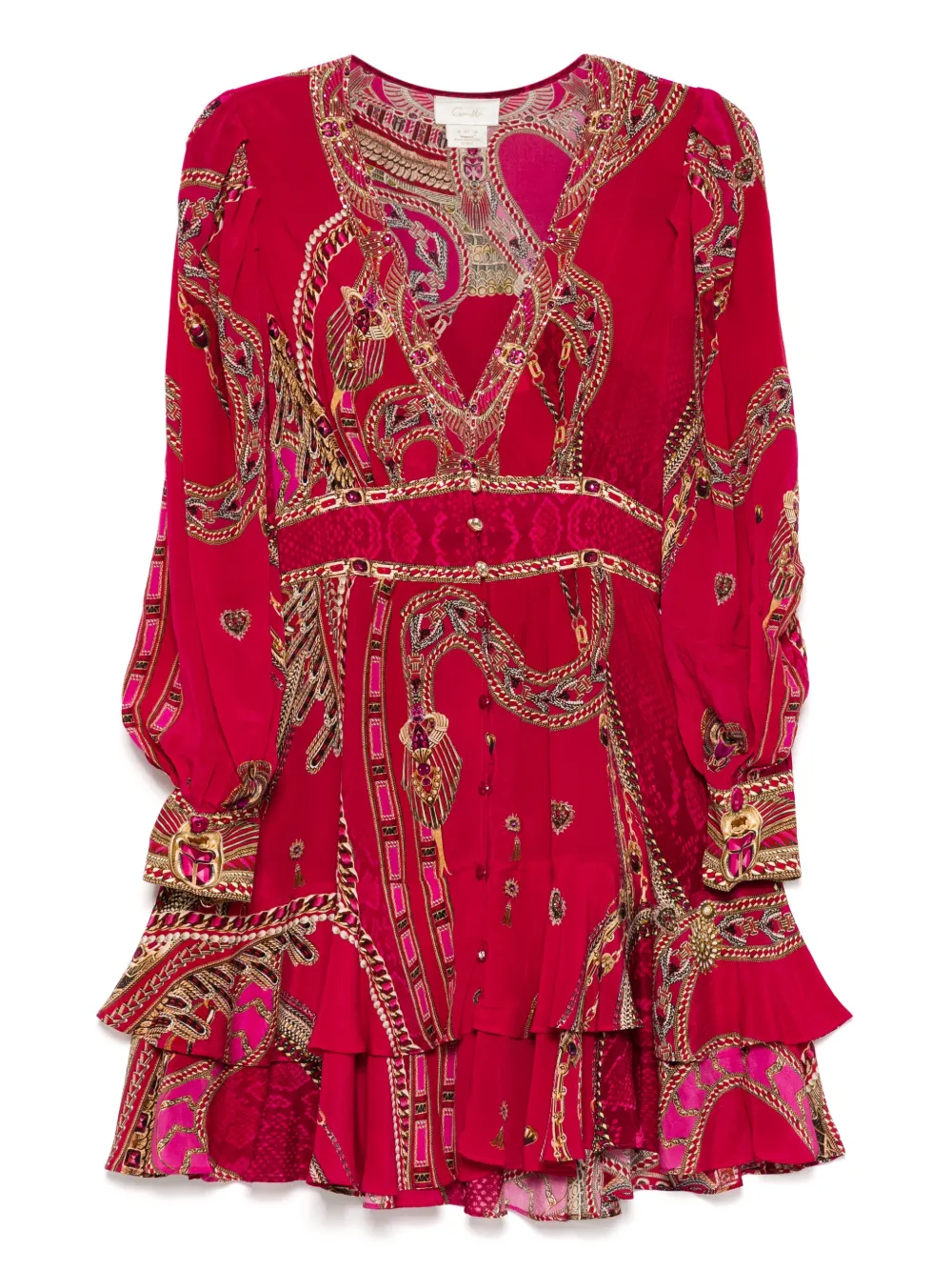 Платье Kissed By A Cobra на пуговицах Camilla, красный
Платье Kissed By A Cobra на пуговицах Camilla, красный