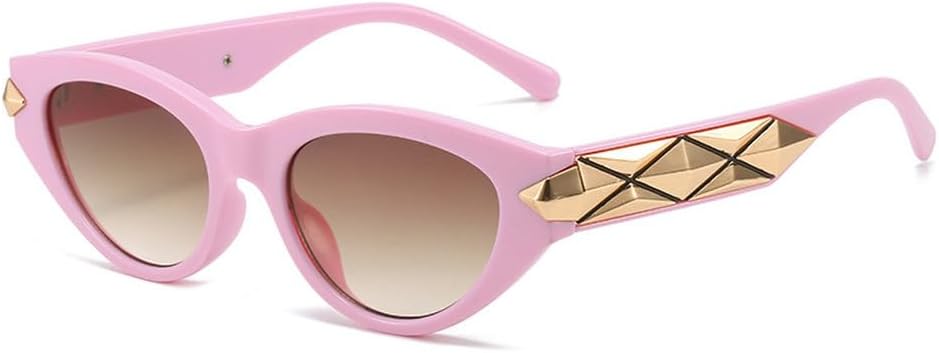 Модные панк-солнцезащитные очки «кошачий глаз» для женщин, черные солнцезащитные очки для женщин, для активного отдыха, с защитой от УФ-излучения UV400, мужские очки TKKTLLT, Pink-brown
Модные панк-солнцезащитные очки «кошачий глаз» для женщин, черные солнцезащитные очки для женщин, для активного отдыха, с защитой от УФ-излучения UV400, мужские очки TKKTLLT, Pink-brown