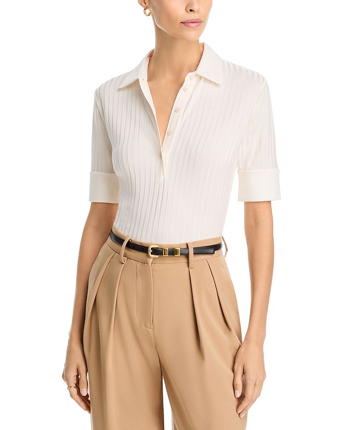 Эллера ребристый топ BOSS, белый
Эллера ребристый топ BOSS, белый