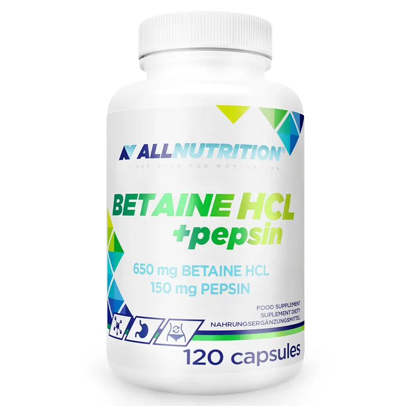 Препарат, поддерживающий пищеварение Allnutrition Betaine HCL Pepsin , 120 шт
Препарат, поддерживающий пищеварение Allnutrition Betaine HCL Pepsin , 120 шт