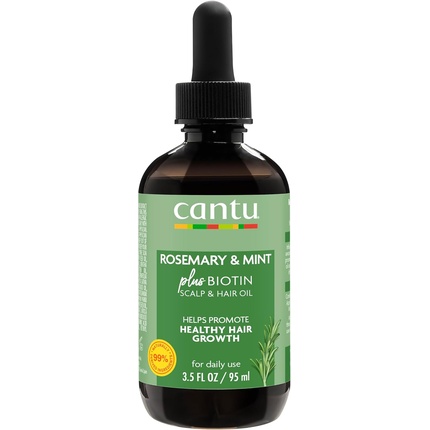 Укрепляющее масло для волос и кожи головы с биотином, розмарином и мятой 95 мл Cantu
Укрепляющее масло для волос и кожи головы с биотином, розмарином и мятой 95 мл Cantu