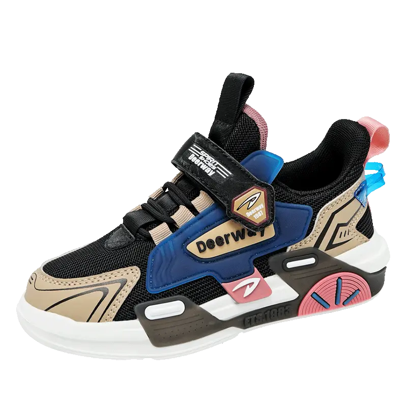 Нескользящие, износостойкие, дышащие низкие детские кроссовки для повседневной носки DEERWAY, черный/коричневый
Нескользящие, износостойкие, дышащие низкие детские кроссовки для повседневной носки DEERWAY, черный/коричневый