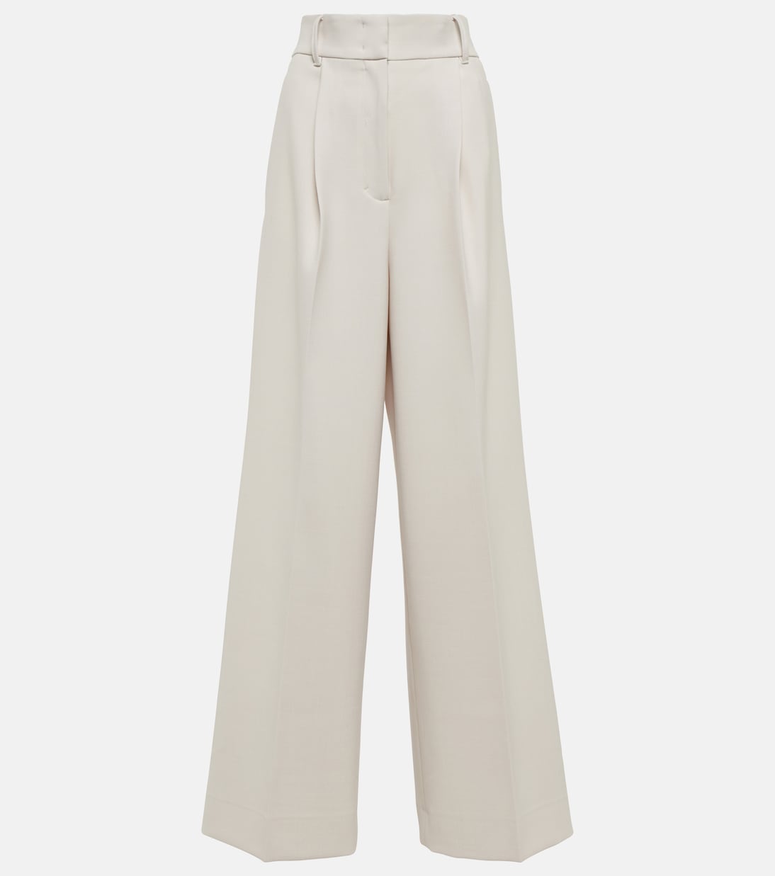 Широкие брюки из смесовой шерсти с высокой талией Dorothee Schumacher, Pearl Sand
Широкие брюки из смесовой шерсти с высокой талией Dorothee Schumacher, Pearl Sand