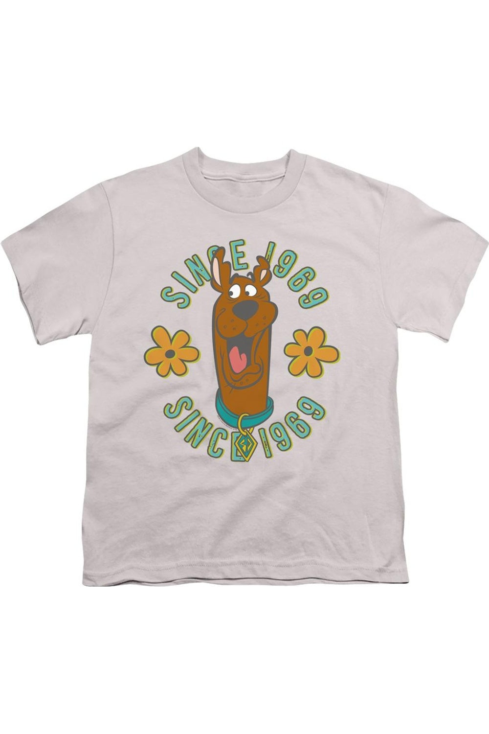 Футболка с коротким рукавом Scooby Doo In The Middle для детей Gildan, серебряный 
Футболка с коротким рукавом Scooby Doo In The Middle для детей Gildan, серебряный