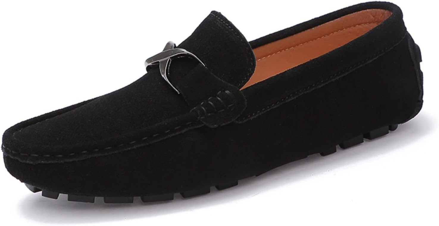Мужские замшевые лоферы YRZHGDL без шнурков, мокасины, дышащие, удобные, повседневные лодочные туфли, легкие, нескользящие, для работы в офисе, прогулок в парке, путешествий, повседневного ношения и вечеринок, черный
Мужские замшевые лоферы YRZHGDL без шнурков, мокасины, дышащие, удобные, повседневные лодочные туфли, легкие, нескользящие, для работы в офисе, прогулок в парке, путешествий, повседневного ношения и вечеринок, черный