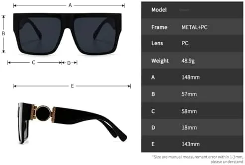 Винтажные квадратные солнцезащитные очки большого размера для женщин, ретро-очки для мужчин с плоской верхней частью, качественные, модные, необычные очки MTZJH, C3
Винтажные квадратные солнцезащитные очки большого размера для женщин, ретро-очки для мужчин с плоской верхней частью, качественные, модные, необычные очки MTZJH, C3
