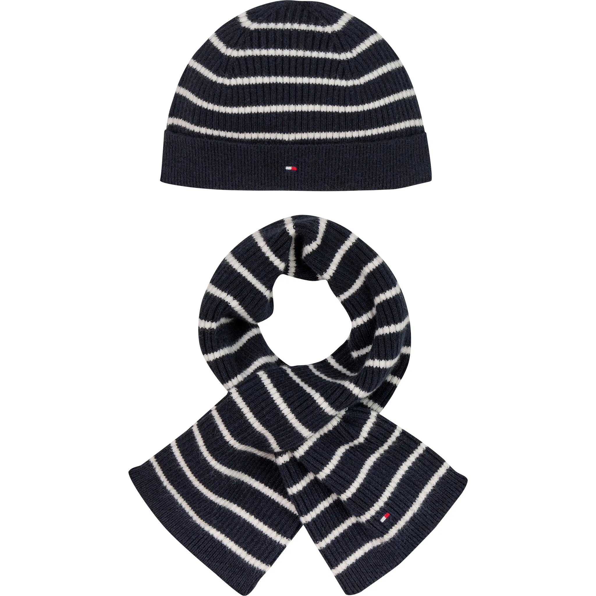 Шапка и шарф Tommy Hilfiger «BABY ACCESSORIES GIFT PACK» с полосатым узором, цвет Desert Sky
Шапка и шарф Tommy Hilfiger «BABY ACCESSORIES GIFT PACK» с полосатым узором, цвет Desert Sky