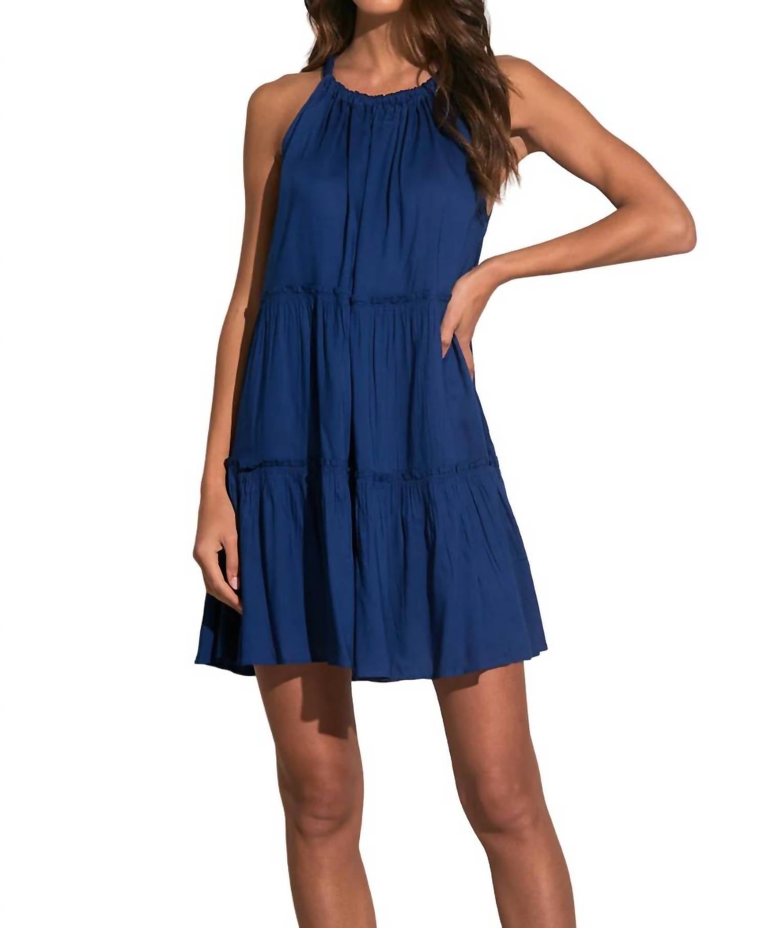 Платье-халтер в королевском стиле ELAN, цвет royal
Платье-халтер в королевском стиле ELAN, цвет royal