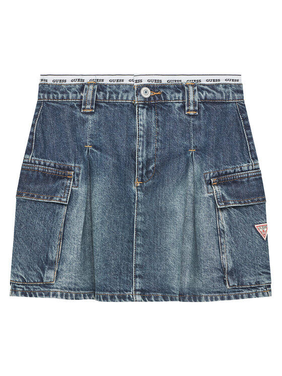 Джинсовая юбка обычного кроя J5RD07 D45E0 Guess, синий
Джинсовая юбка обычного кроя J5RD07 D45E0 Guess, синий