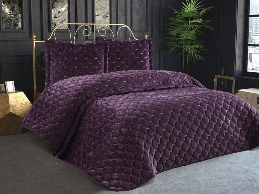 L'Essentiel Linge de Maison, Lima - Damson, Комплект двуспального покрывала, Damson, 100% БАРХАТ, 260 x 250 см
L'Essentiel Linge de Maison, Lima - Damson, Комплект двуспального покрывала, Damson, 100% БАРХАТ, 260 x 250 см