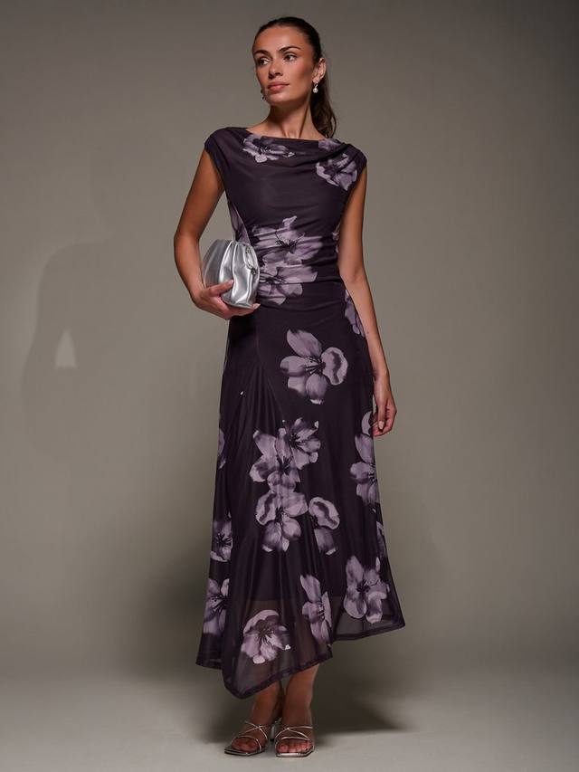 Флоральное платье макси с асимметричным вырезом Jolie Moi, Purple Floral
Флоральное платье макси с асимметричным вырезом Jolie Moi, Purple Floral