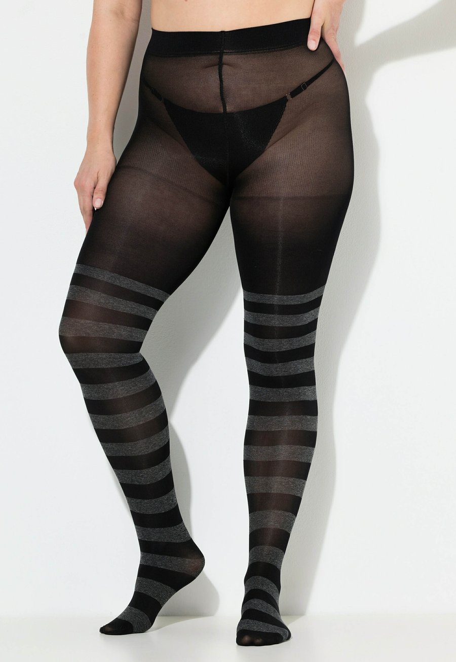 Тайтсы Ulla Popken STRIPED ILLUSION OTK, Black
Тайтсы Ulla Popken STRIPED ILLUSION OTK, Black
