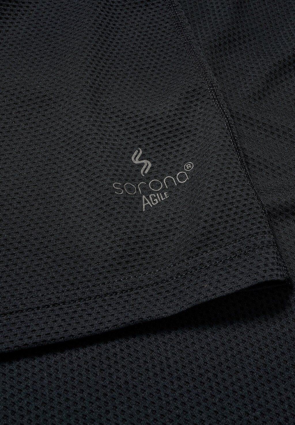 Топ с длинными рукавами SORONA HALO, черный 
Топ с длинными рукавами SORONA HALO, черный