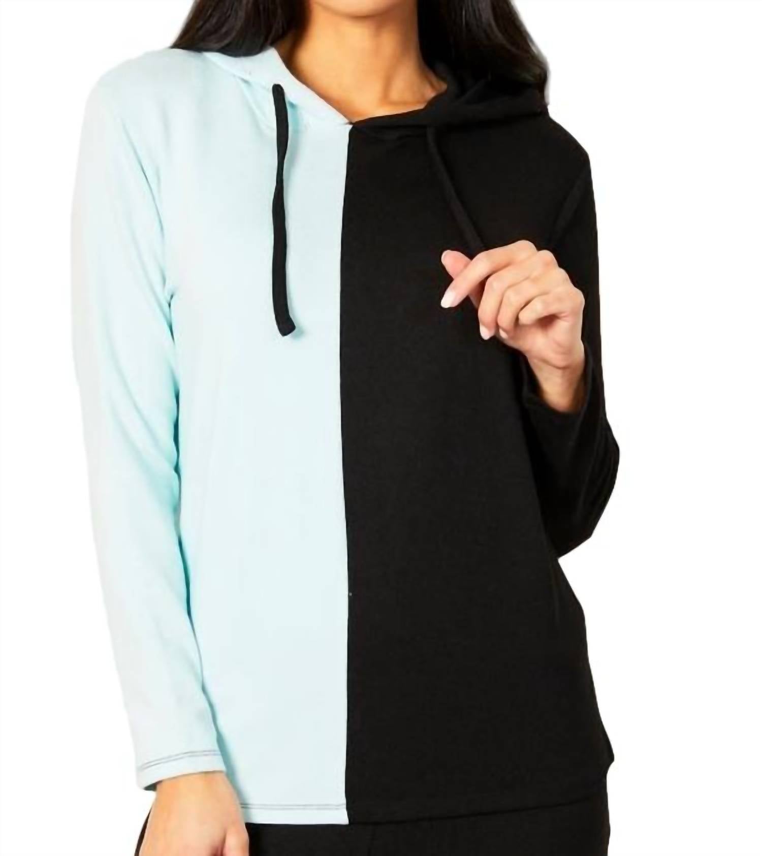 Толстовка с капюшоном Color Block в черном/дымчатом цвете french kyss
Толстовка с капюшоном Color Block в черном/дымчатом цвете french kyss