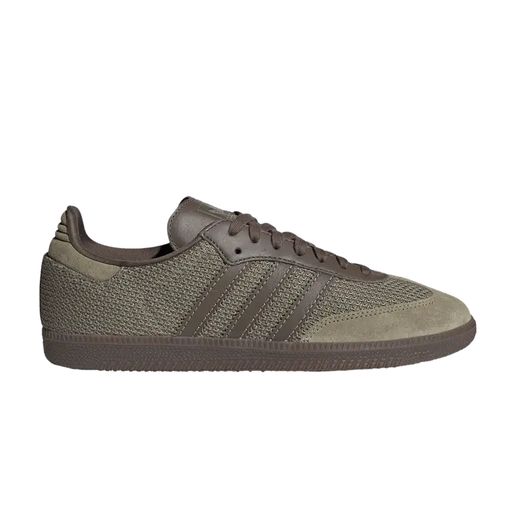 Кроссовки adidas Samba OG 'Orbit Green Cargo Brown Gum', серый 
Кроссовки adidas Samba OG 'Orbit Green Cargo Brown Gum', серый