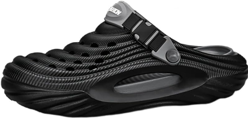 Мужские стильные сабо на подскоке - дышащие, комфортная толстая подошва для использования в помещении и на улице Clolinde, черный
Мужские стильные сабо на подскоке - дышащие, комфортная толстая подошва для использования в помещении и на улице Clolinde, черный