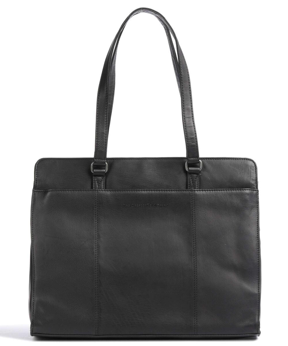 Портфель Fidenza из коровьего воска, 15 дюймов, из воловьей кожи The Chesterfield Brand, черный 
Портфель Fidenza из коровьего воска, 15 дюймов, из воловьей кожи The Chesterfield Brand, черный