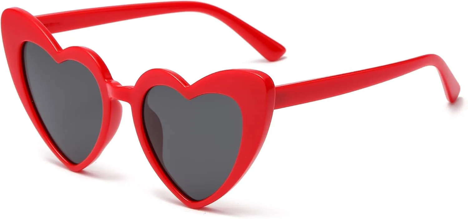 Солнцезащитные очки Long Keeper Polarized Heart - винтажные женские солнцезащитные очки в форме сердца "кошачий глаз" для вечеринок, свадеб и путешествий, Red Black
Солнцезащитные очки Long Keeper Polarized Heart - винтажные женские солнцезащитные очки в форме сердца "кошачий глаз" для вечеринок, свадеб и путешествий, Red Black