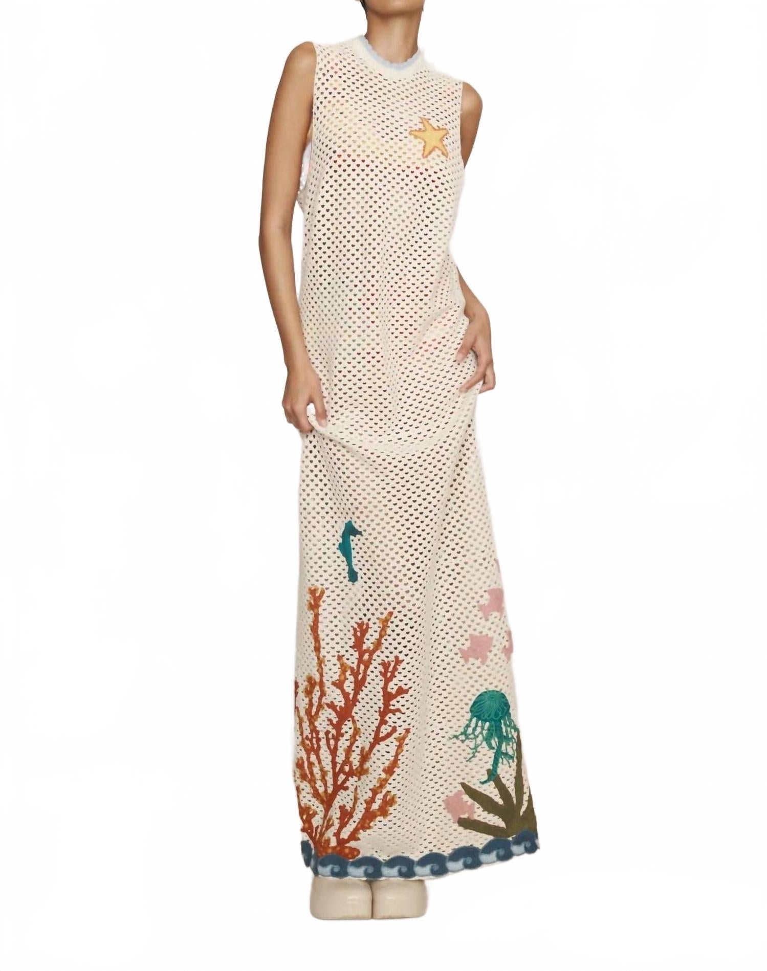 Кремовое миди-платье Splash ALEMAIS
Кремовое миди-платье Splash ALEMAIS