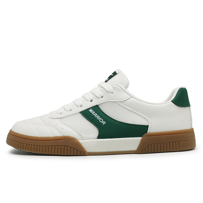WARRIOR Нескользящие, износостойкие, дышащие низкие кроссовки для скейтбординга, мужские, бежево-зеленые 
WARRIOR Нескользящие, износостойкие, дышащие низкие кроссовки для скейтбординга, мужские, бежево-зеленые