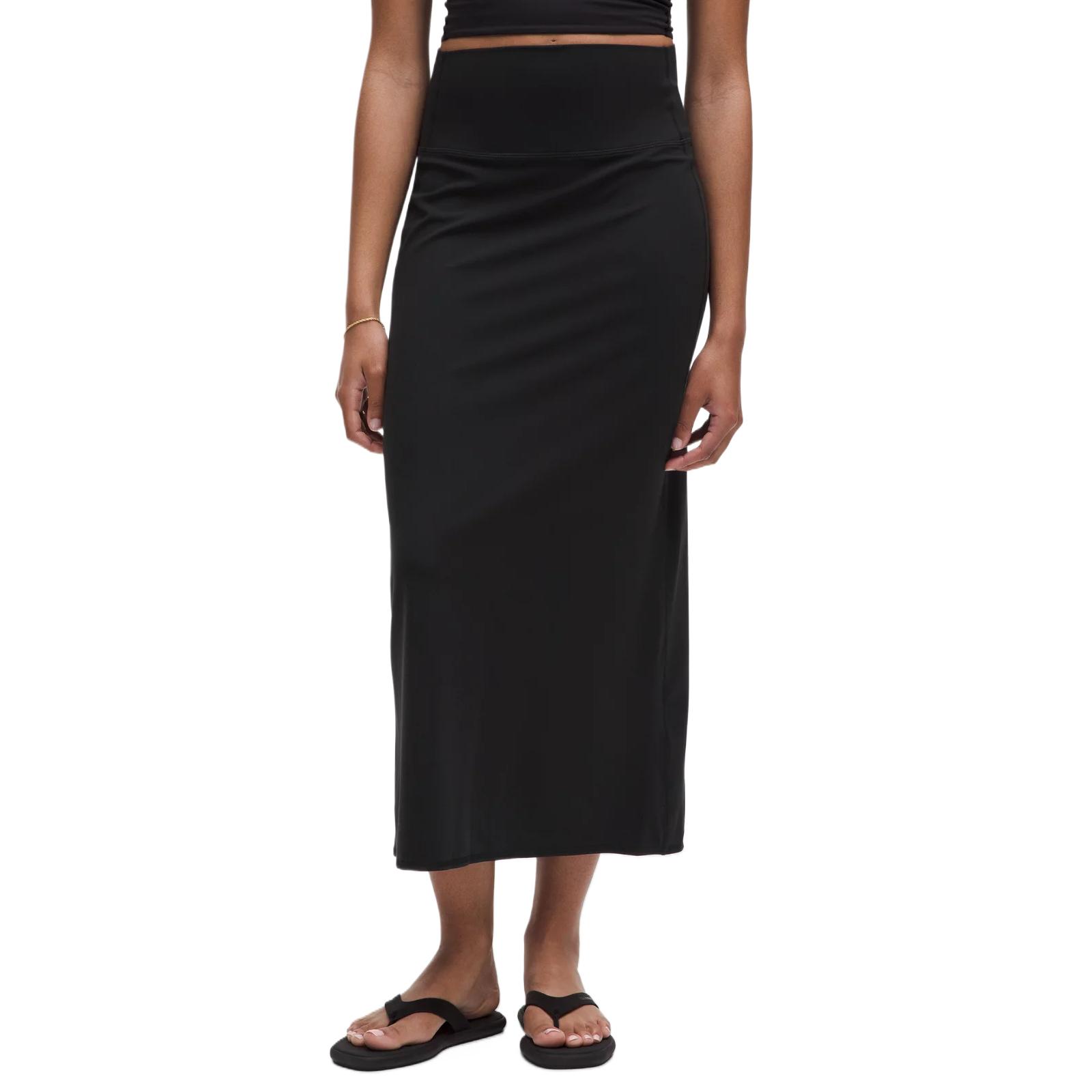 Женская повседневная длинная юбка Nulu Lululemon, черный
Женская повседневная длинная юбка Nulu Lululemon, черный