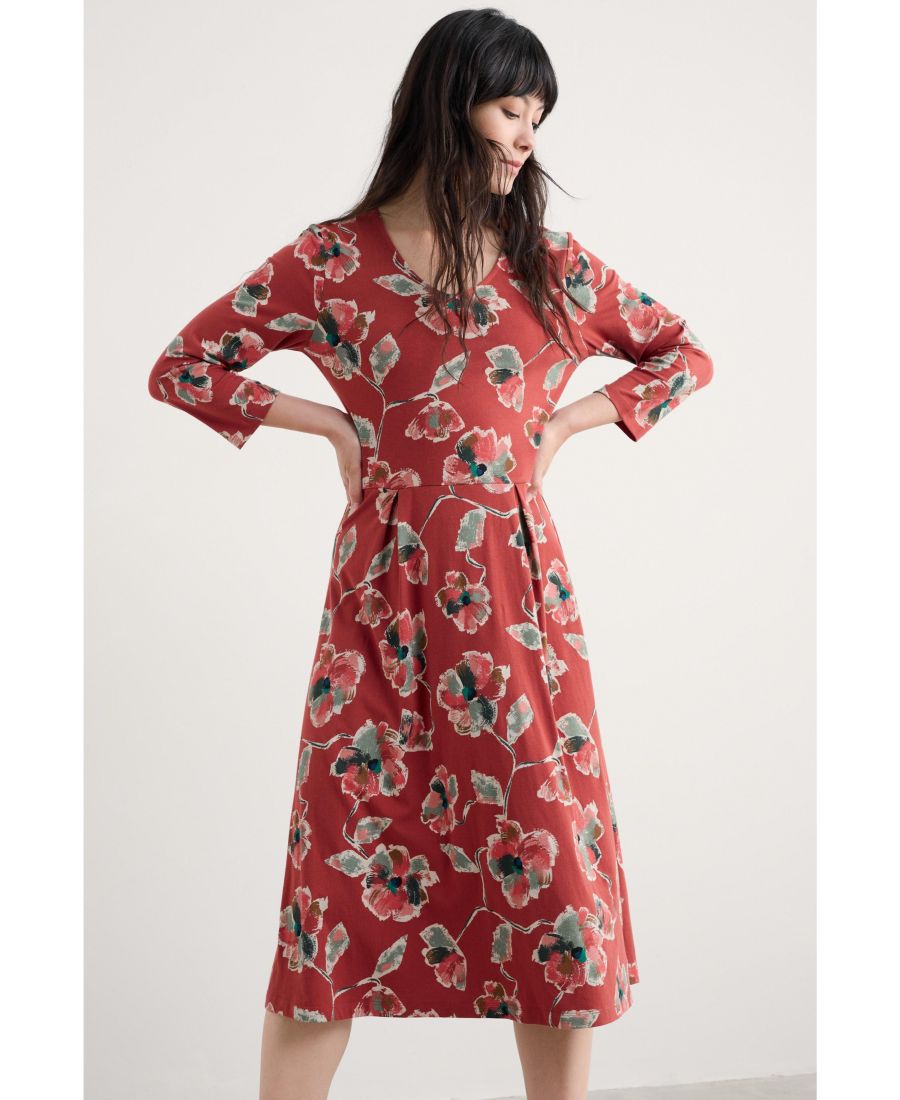 Женское платье Pier View с рукавами три четверти Seasalt Cornwall, Artist camellia red sail
Женское платье Pier View с рукавами три четверти Seasalt Cornwall, Artist camellia red sail