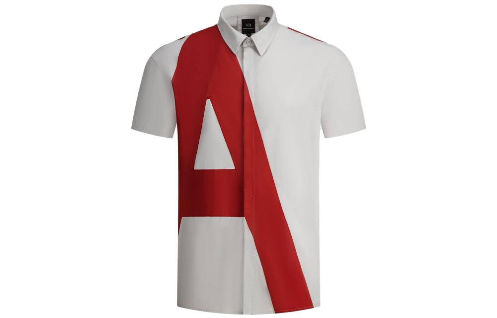 SS23 Мужская рубашка с острым воротником и коротким рукавом Gray ARMANI EXCHANGE, серый
SS23 Мужская рубашка с острым воротником и коротким рукавом Gray ARMANI EXCHANGE, серый