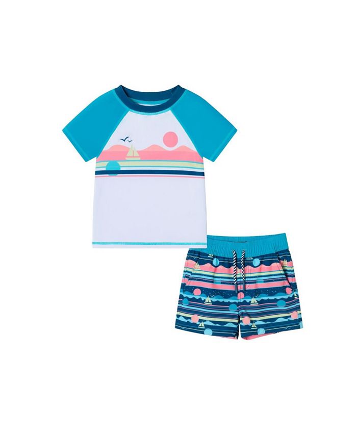 Детский комплект для плавания "Sailboat Horizon" (майка и шорты) - для мальчиков Andy & Evan, синий
Детский комплект для плавания "Sailboat Horizon" (майка и шорты) - для мальчиков Andy & Evan, синий