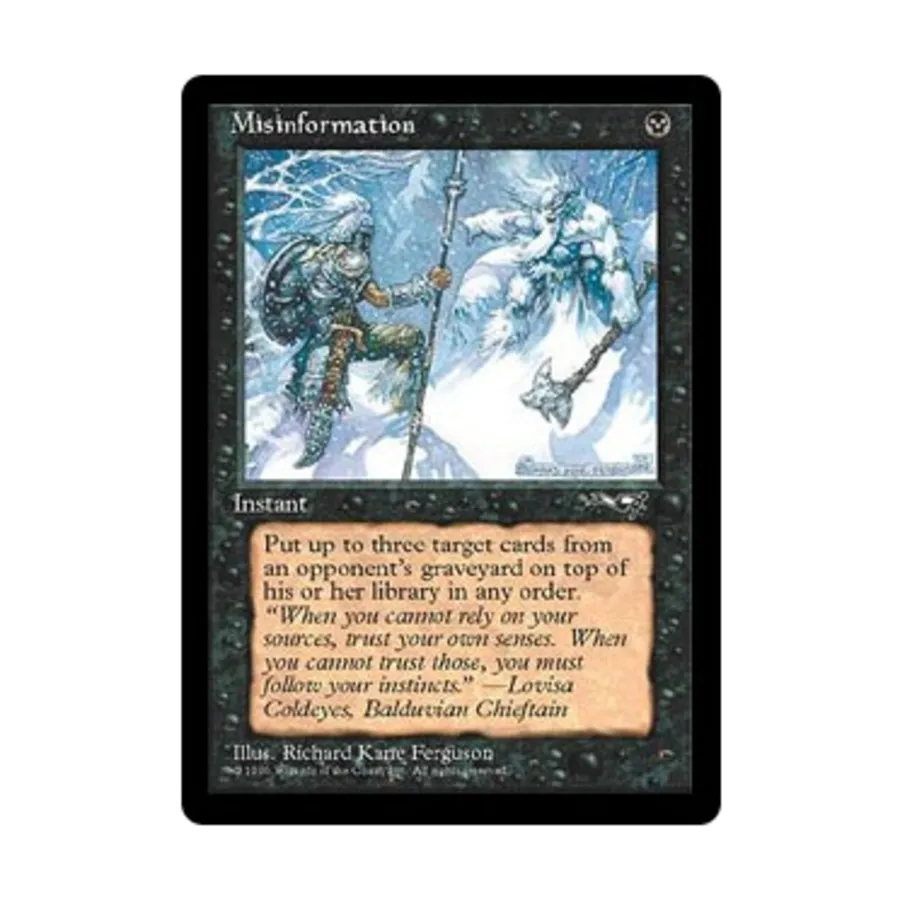 CCG Дезинформация (U2), MTG - Alliances
CCG Дезинформация (U2), MTG - Alliances