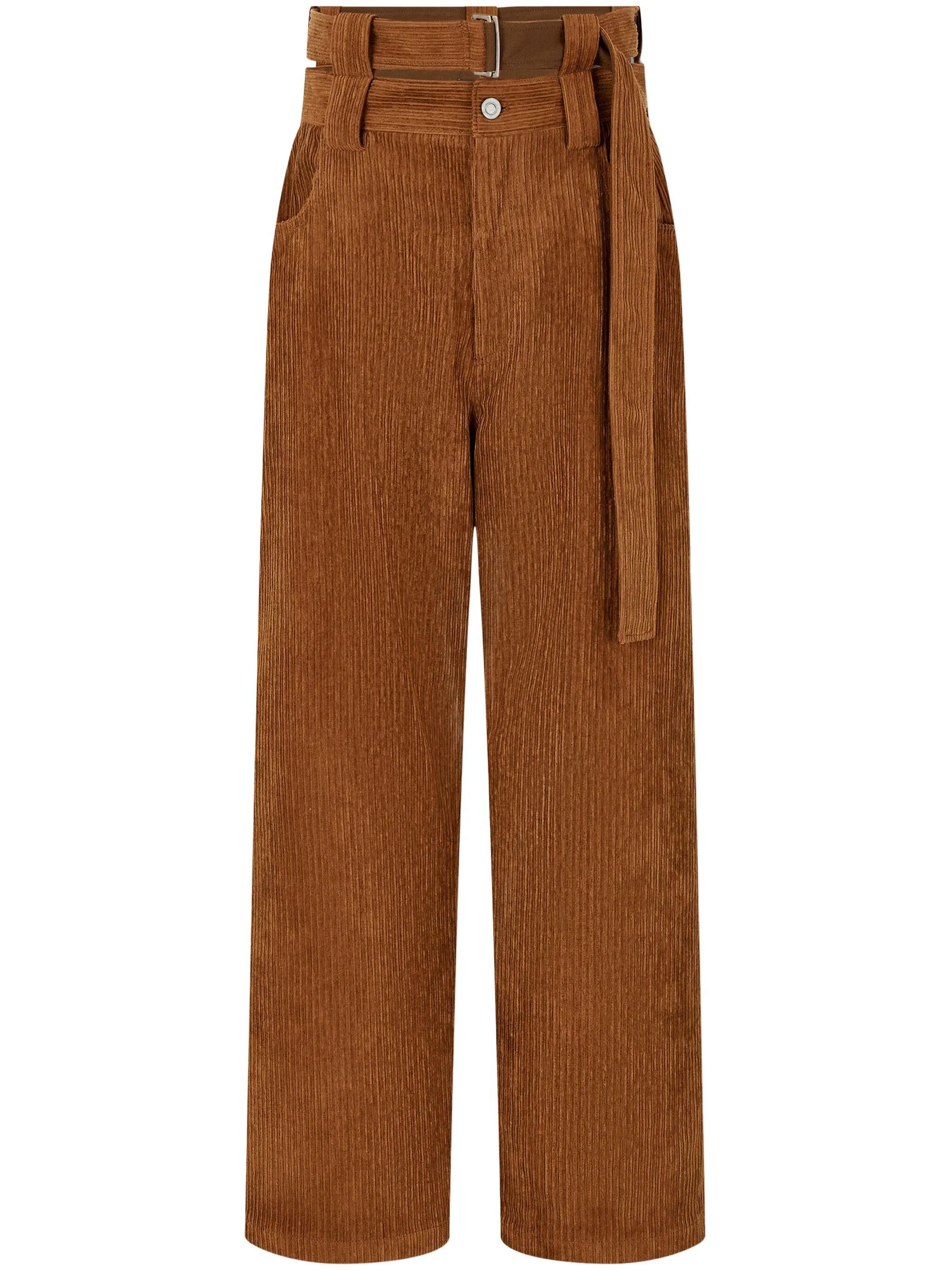 Вельветовые брюки широкого кроя Studio Tomboy, коричневый
Вельветовые брюки широкого кроя Studio Tomboy, коричневый