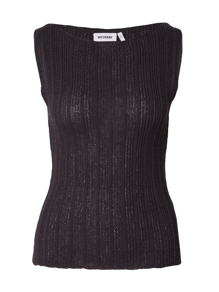 Топ WEEKDAY Knitted Top Geena, антрацит
Топ WEEKDAY Knitted Top Geena, антрацит