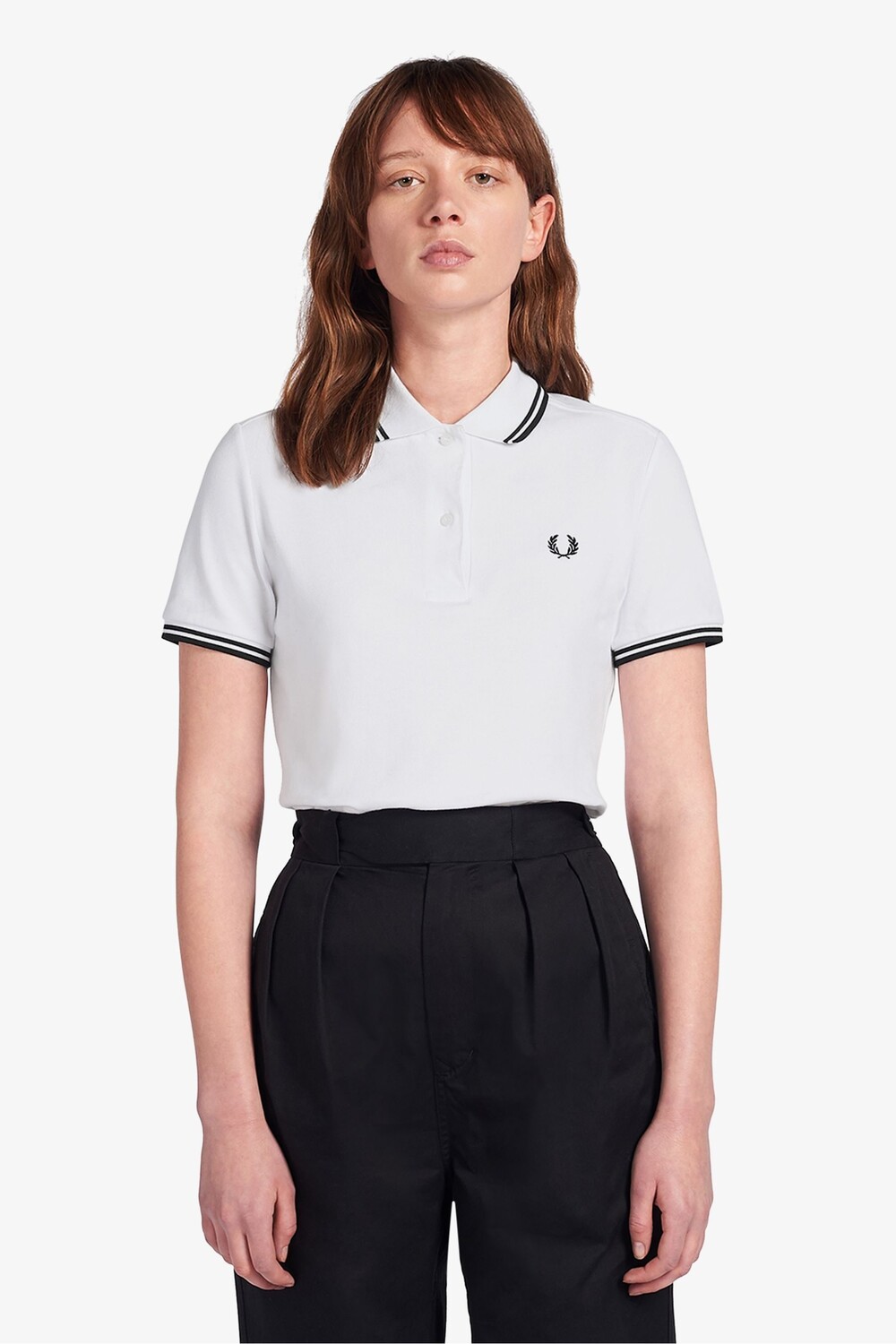 Рубашка-Поло с контрастной отделкой Fred Perry, белый
Рубашка-Поло с контрастной отделкой Fred Perry, белый