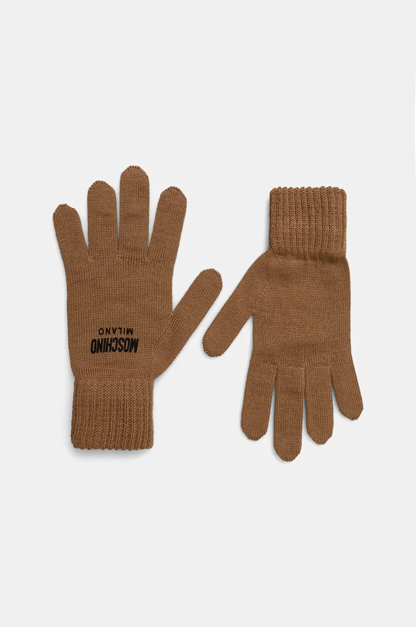 Перчатки Moschino, коричневый
Перчатки Moschino, коричневый