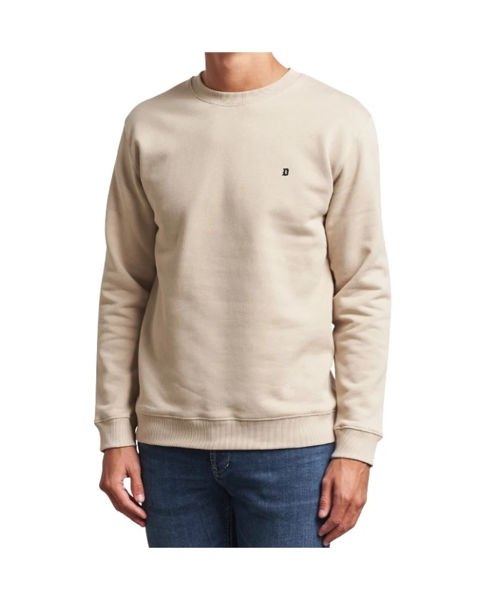 Хлопковая толстовка стандартного кроя с круглым вырезом. Dondup, бежевый
Хлопковая толстовка стандартного кроя с круглым вырезом. Dondup, бежевый