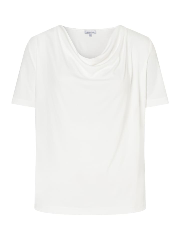 More & More Женская футболка с ниспадающим вырезом, кремового цвета, Бежевый, More & More Женская футболка с ниспадающим вырезом, кремового цвета
More & More Женская футболка с ниспадающим вырезом, кремового цвета, Бежевый, More & More Женская футболка с ниспадающим вырезом, кремового цвета