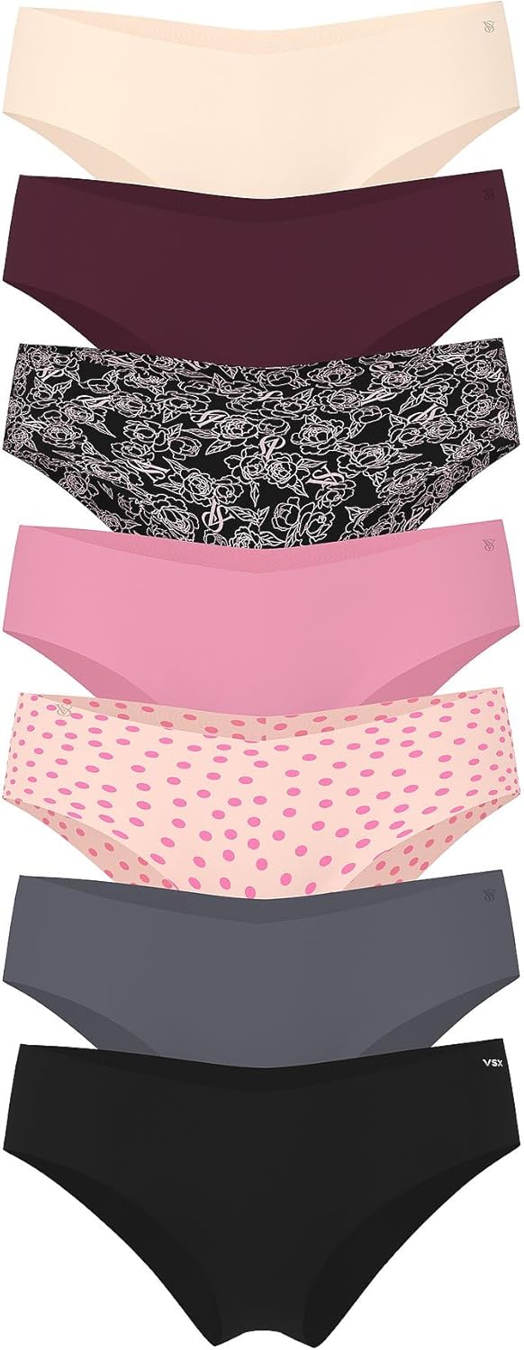 Victoria's Secret Женские трусики Cheeky без видимых линий, трусики с минимальным покрытием для женщин, набор из нескольких пар (XS-XXL), New Assorted Mix
Victoria's Secret Женские трусики Cheeky без видимых линий, трусики с минимальным покрытием для женщин, набор из нескольких пар (XS-XXL), New Assorted Mix