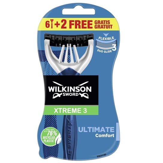 Бритва, 8 шт. Wilkinson Sword, Xtreme 3 Ultimate Plus
Бритва, 8 шт. Wilkinson Sword, Xtreme 3 Ultimate Plus