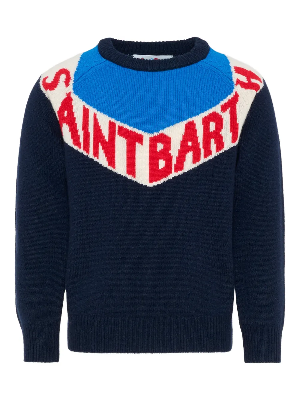 Вязаный шерстяной свитер с узором Int-bart Mc2 Saint Barth Kids, синий
Вязаный шерстяной свитер с узором Int-bart Mc2 Saint Barth Kids, синий
