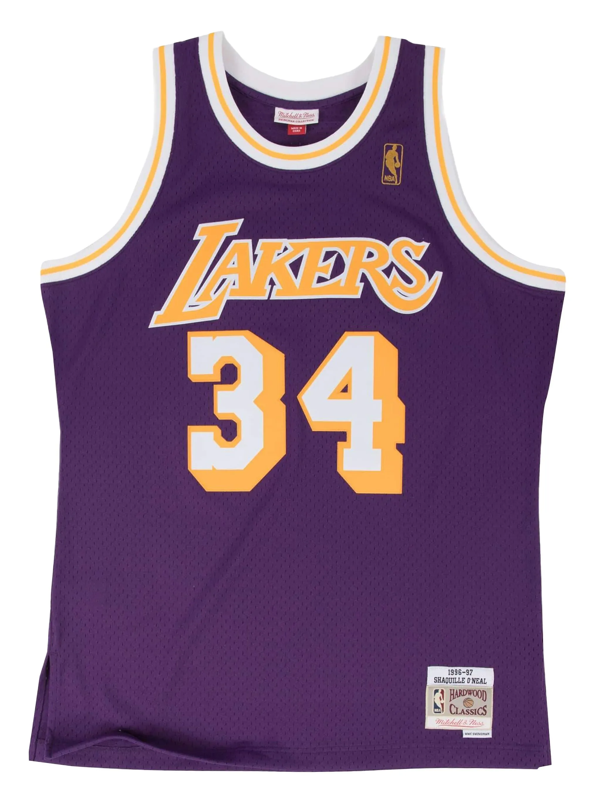 Топ Shaquille ONeal NBA Los Angeles Lakers 1996 Road Swingman Mitchell & Ness, фиолетовый
Топ Shaquille ONeal NBA Los Angeles Lakers 1996 Road Swingman Mitchell & Ness, фиолетовый