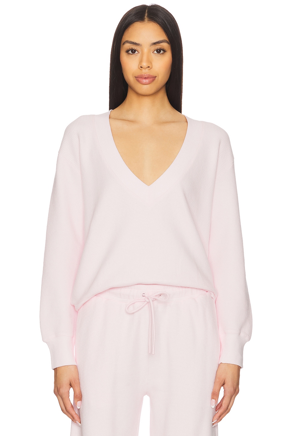 Вафельный глубокий V-образный пуловер Negative Underwear, puff
Вафельный глубокий V-образный пуловер Negative Underwear, puff