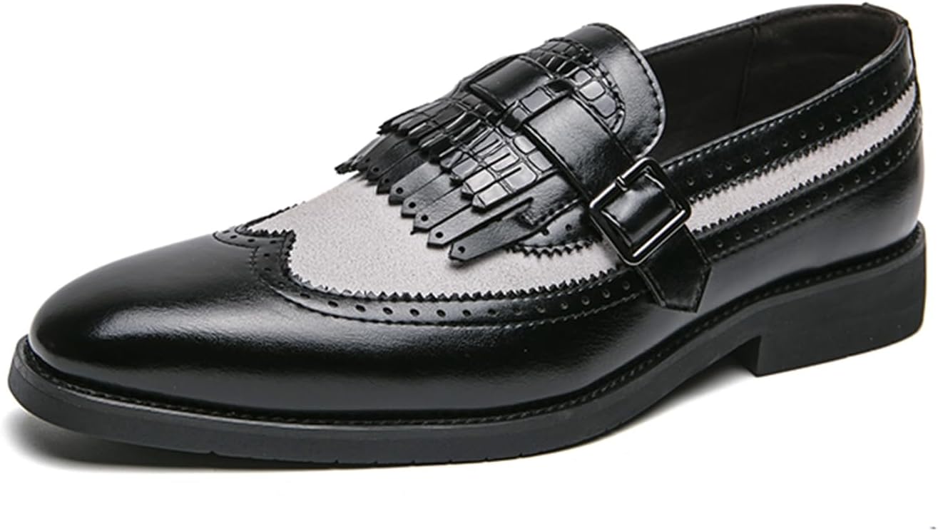 Мужские лоферы с кисточками, повседневные туфли без шнурков, формальные оксфорды на низком каблуке Abborora, черный
Мужские лоферы с кисточками, повседневные туфли без шнурков, формальные оксфорды на низком каблуке Abborora, черный