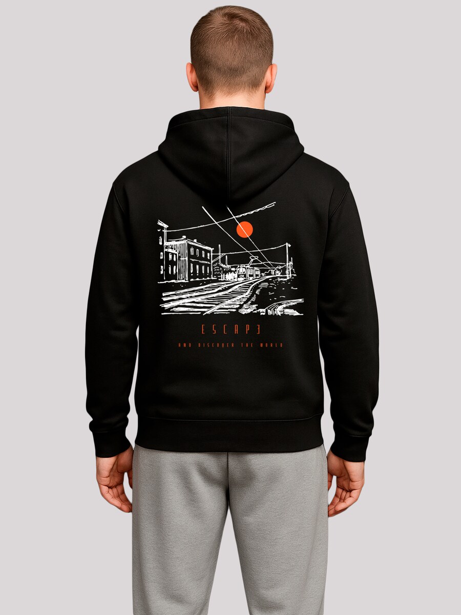 Свитер F4NT4STIC Escape Discover the World Town Train Station, черный
Свитер F4NT4STIC Escape Discover the World Town Train Station, черный