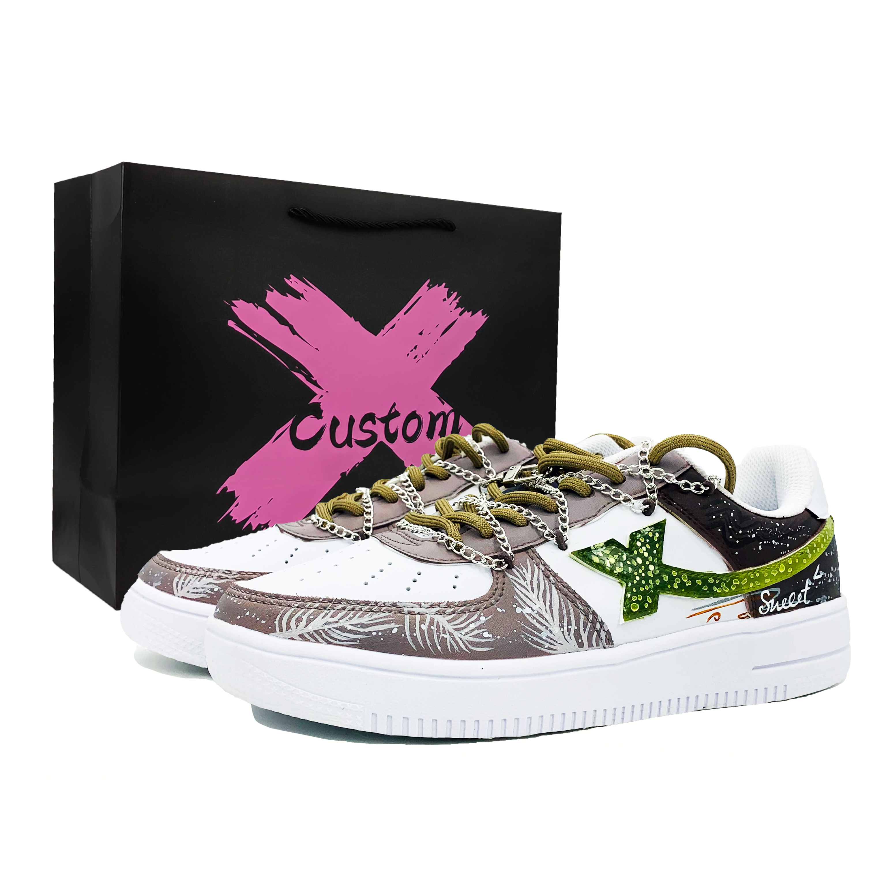 XTEP Кроссовки Air Force One с низким верхом для скейтборда, противоскользящие, износостойкие, мужские, белые, коричневые
XTEP Кроссовки Air Force One с низким верхом для скейтборда, противоскользящие, износостойкие, мужские, белые, коричневые