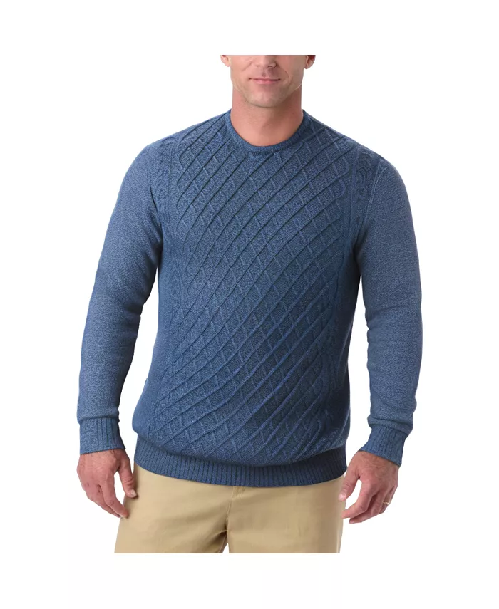 Большой и высокий свитер с мягкой вязкой косой Kingsize, синий
Большой и высокий свитер с мягкой вязкой косой Kingsize, синий