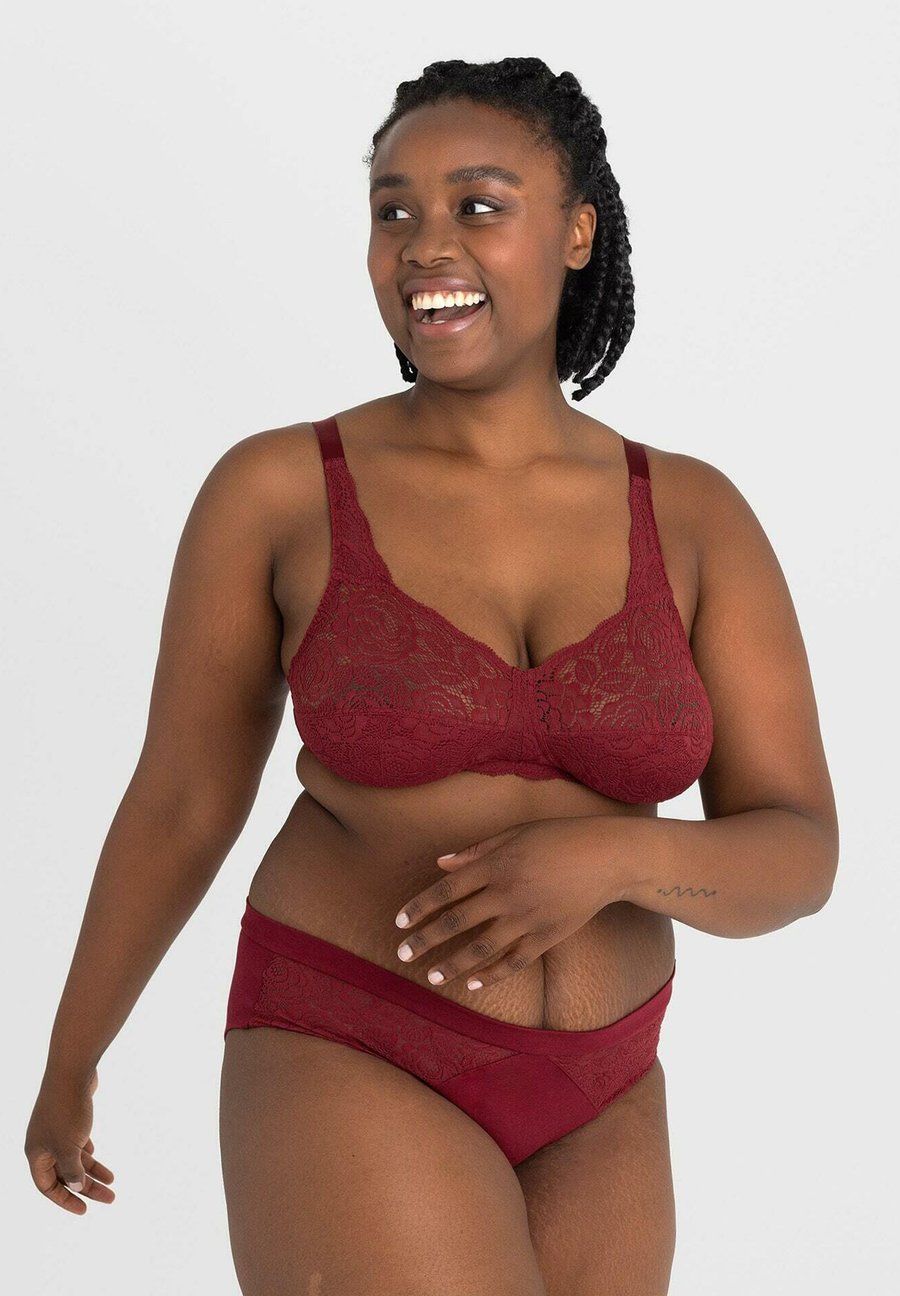 Бюстгальтер Erlich Textil PAULA, Weinrot/Red
Бюстгальтер Erlich Textil PAULA, Weinrot/Red